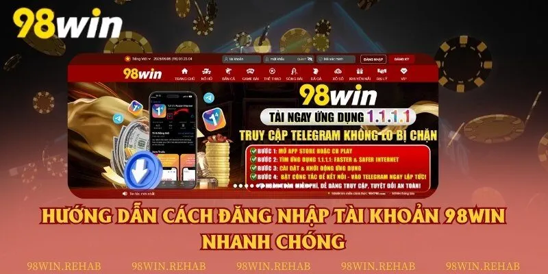 Đăng nhập 98win